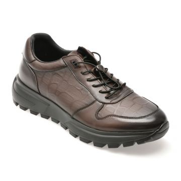 Pantofi sport EPICA maro, 9750, din piele naturala