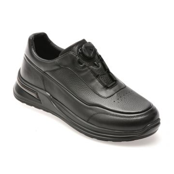 Pantofi sport EPICA negri, 250408, din piele naturala