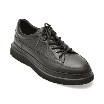 Pantofi sport EPICA negri, MU007A, din piele naturala