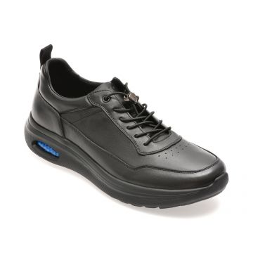 Pantofi sport EPICA negri, RF1013, din piele naturala