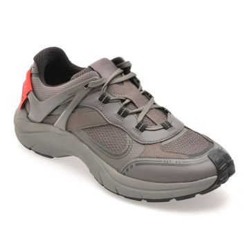 Pantofi sport HUGO gri, 8581, din material textil