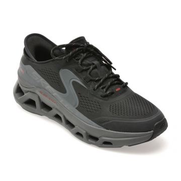 Pantofi sport SKECHERS negri, GLIDE-STEP ALTUS, din material textil