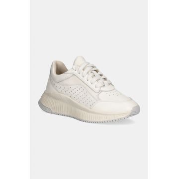 BOSS sneakers din piele TTNM EVO culoarea alb, 50529742