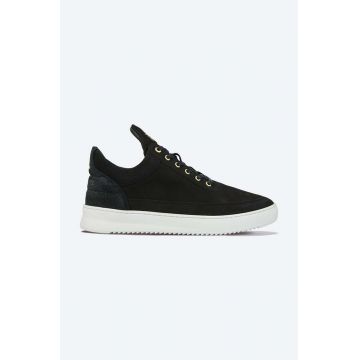 Filling Pieces sneakers din piele Low top Ripple Ceres culoarea negru, 25127261861