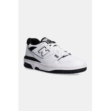 New Balance sneakers din piele 550 550 culoarea alb, BB550HA1