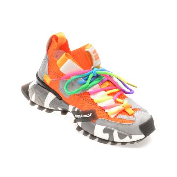 Pantofi sport GRYXX portocalii, 18159, din material textil
