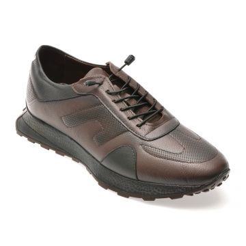 Pantofi sport BITE THE BULLET maro, OY2030, din piele naturala