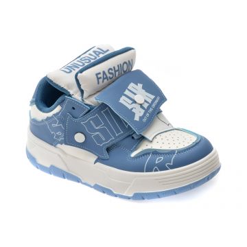 Pantofi sport FASHION albastri, C242, din piele ecologica