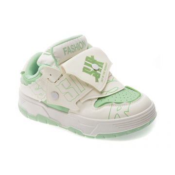 Pantofi sport FASHION albi, C242, din piele ecologica