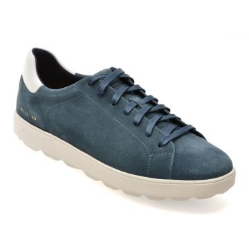 Pantofi sport GEOX albastri, U45GPC, din piele intoarsa