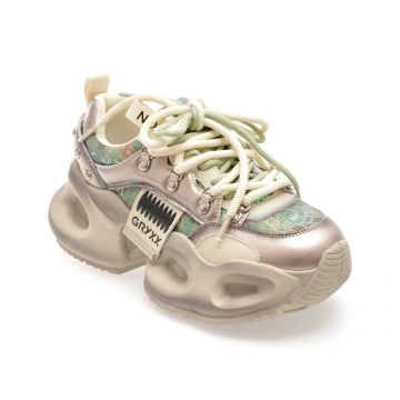 Pantofi sport GRYXX gri, 30391, din piele ecologica