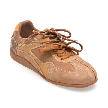 Pantofi sport GRYXX maro, 2051, din piele naturala