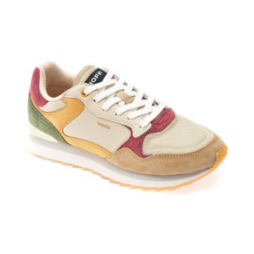 Pantofi sport HOFF galbeni, MADRID, din material textil