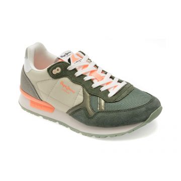 Pantofi sport PEPE JEANS multicolor, BRIT CAMP, din material textil