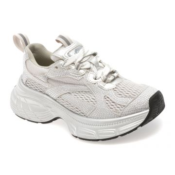 Pantofi sport ALDO argintii, POWERPLAY 040, din material textil