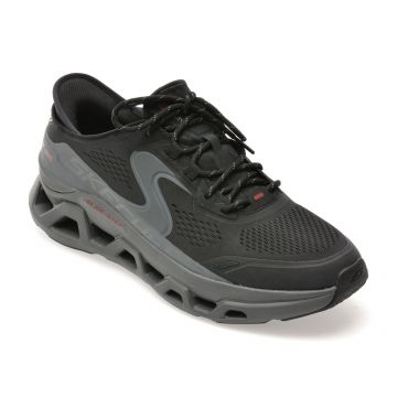 Pantofi sport SKECHERS negri, GLIDE-STEP ALTUS, din material textil