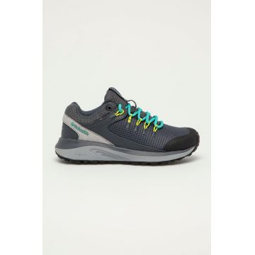 Columbia Pantofi culoarea gri, cu toc plat