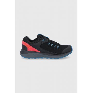 Columbia Pantofi Trailstorm culoarea negru, cu toc plat