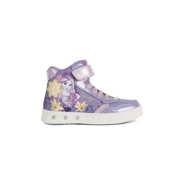 Geox sneakers pentru copii culoarea violet