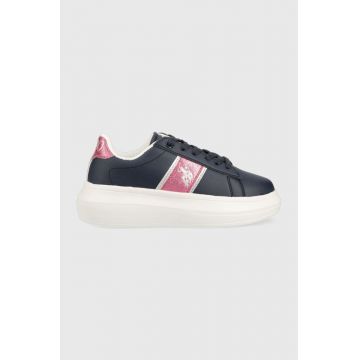 U.S. Polo Assn. sneakers pentru copii culoarea albastru marin