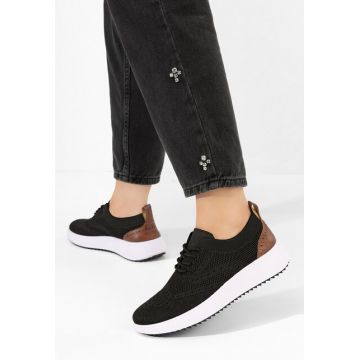 Pantofi casual dama Sorisa negri