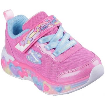 Pantofi sport copii Skechers S Lights-eternal Heart Light 302697N-HPMT