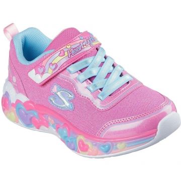 Pantofi sport copii Skechers S Lights-eternal Heart Lights 302697L-HPMT