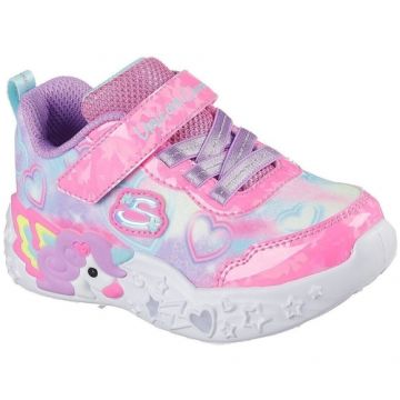 Pantofi sport copii Skechers S Lights-unicorn Charmer-lil 303064N-PKMT