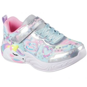 Pantofi sport copii Skechers S Lights-unicorn Dreams-hear 303063L-SMLT