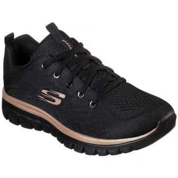 Pantofi sport femei Skechers Get Connected 12615-BKRG