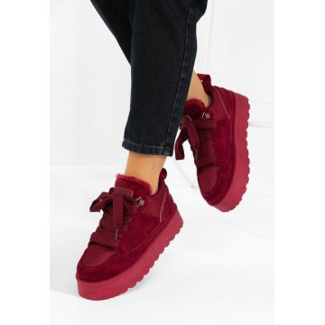 Sneakers cu platformă Isariel grena