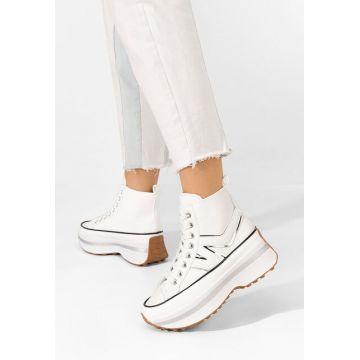 Sneakers cu platformă Kathie V2 albi
