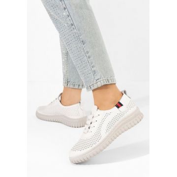 Sneakers dama Petrina albi
