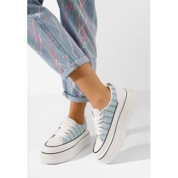 Tenisi cu platformă Martheia V2 bleu