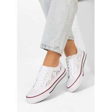 Tenisi dama Brittany V2 albi