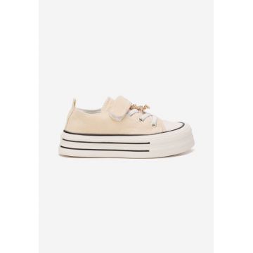 Tenisi fete Miravia bej