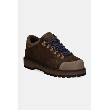 Diemme pantofi de piele intoarsa Cornaro barbati, culoarea maro, DI24FWCOM-F02S008DKB