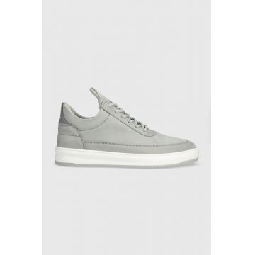Filling Pieces adidași din nubuc Low top Base culoarea gri, 10120591288