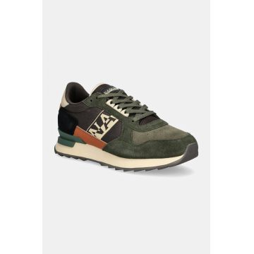 Napapijri sneakers STAB culoarea verde, NP0A4IJL.7M7