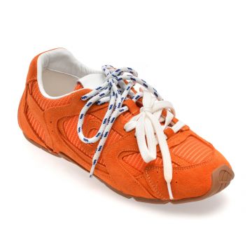 Pantofi sport GRYXX portocalii, 1G42, din material textil