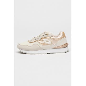 Pantofi sport cu detalii din piele intoarsa