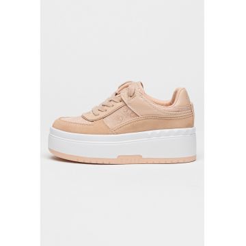 Pantofi sport cu garnituri din material textil si model