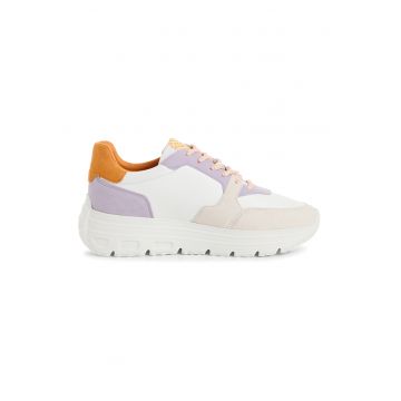 Pantofi sport cu insertii de piele intoarsa