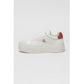 Pantofi sport cu talpa flatform si sireturi