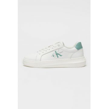 Pantofi sport din piele cu logo