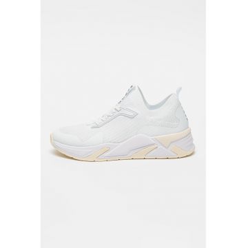 Pantofi sport slip-on cu aspect tricotat