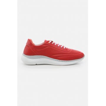 Tenisi low-cut din piele