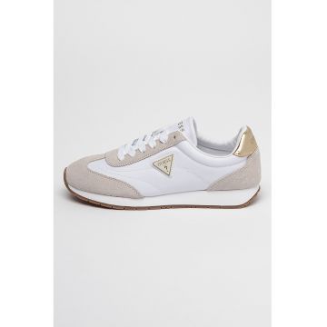 Pantofi sport cu insertii din piele intoarsa