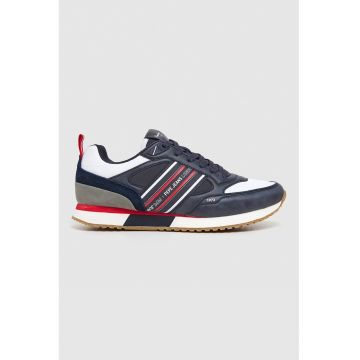 Pantofi sport cu insertii din piele intoarsa