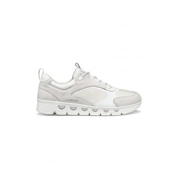 Pantofi sport de piele cu garnituri de piele intoarsa